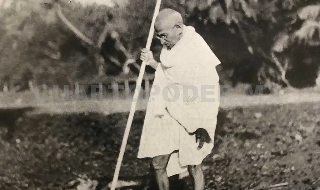 La exposición sobre Mahatma Gandhi permanecerá hasta el 14 de noviembre. Cortesíaa