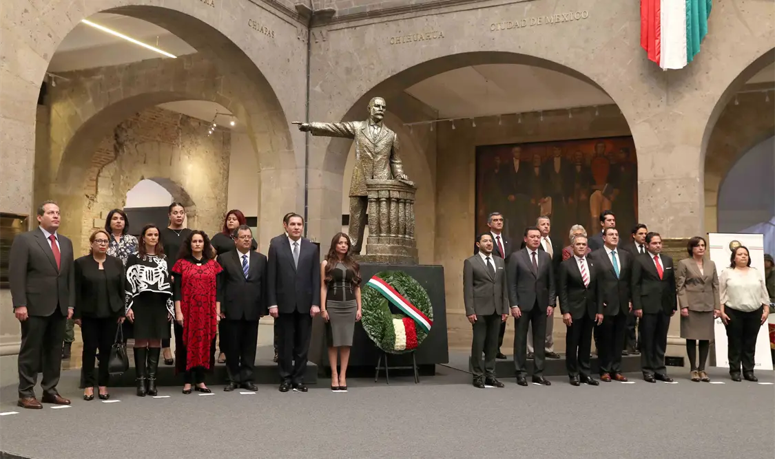 Senado conmemora 105 aniversario luctuoso de Belisario Domínguez