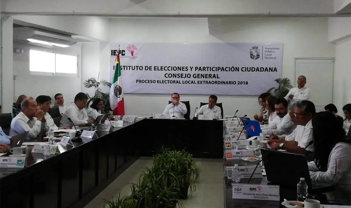 En sesión extraordinaria del IEPC; inició el proceso extraordinario para renovar Ayuntamientos en 10 municipios de Chiapas. Avisaín Alegría / CP