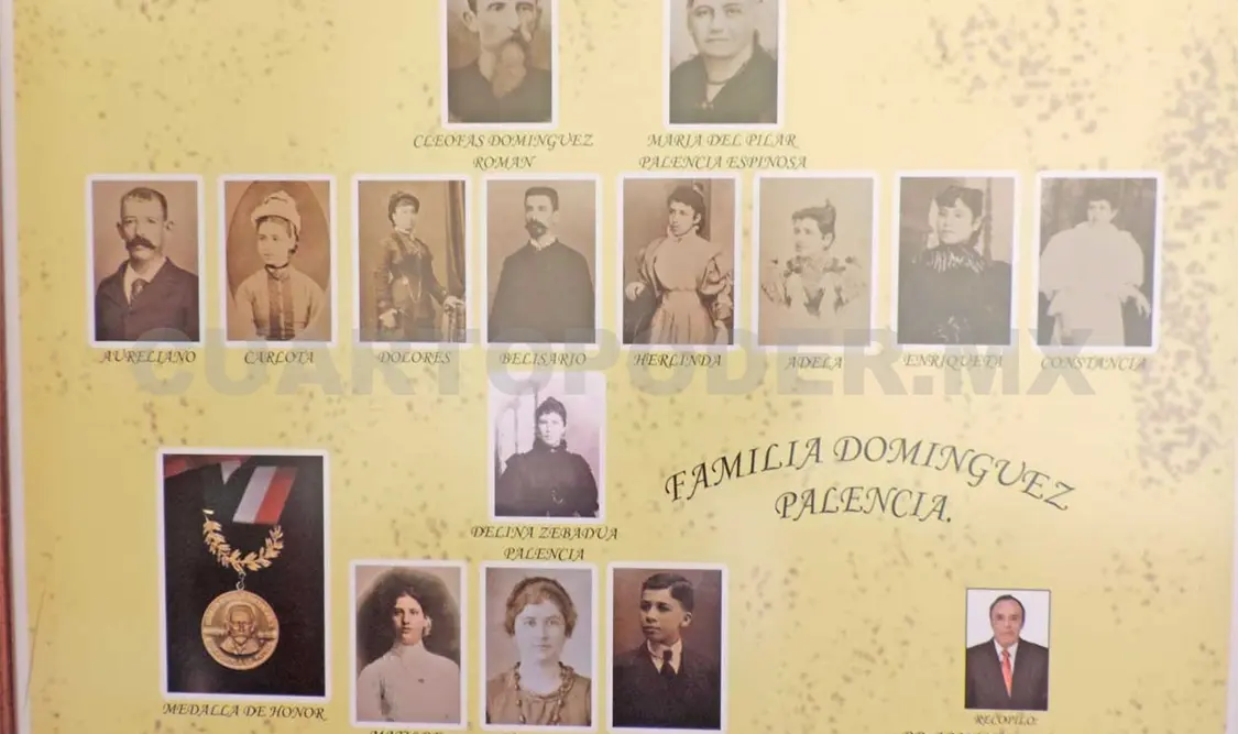 Revelan árbol genealógico de Belisario Domínguez