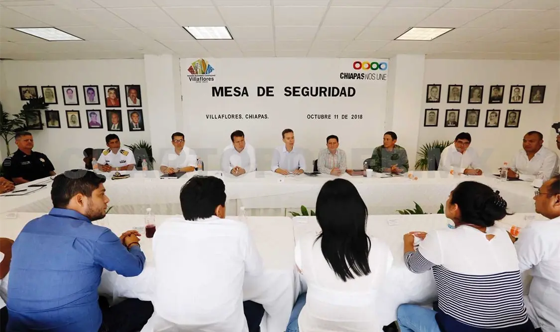 Encabeza MVC Mesa de Seguridad en la Frailesca