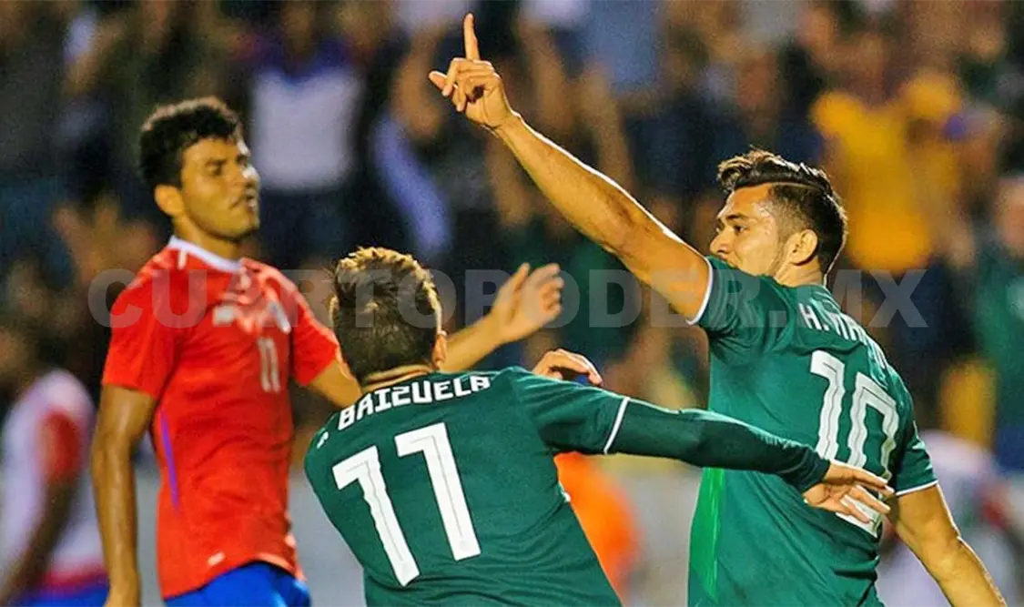 México remontó a Costa Rica y rompió maleficio
