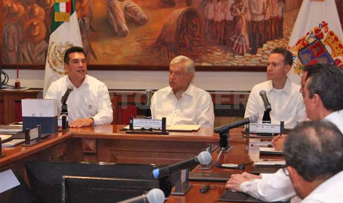 “No se va a expropiar ningún terreno, ninguna pequeña propiedad y ningún ejido”, declaró López Obrador. NTX