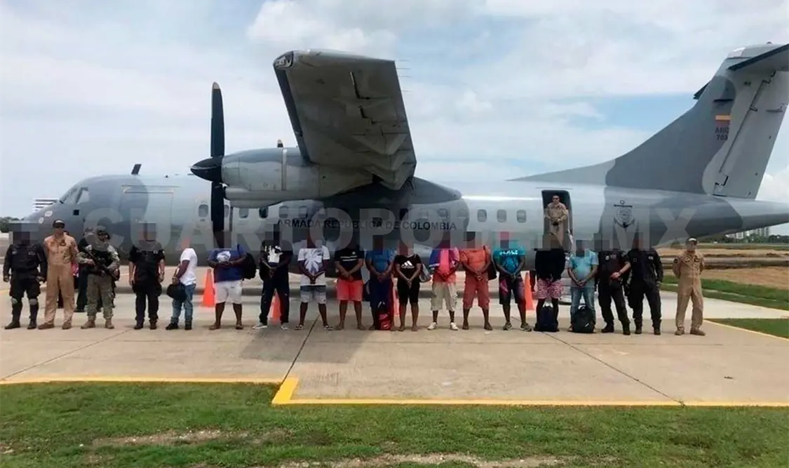 Los detenidos coordinaban envíos de cocaína en lanchas desde Colombia al Caribe y a Centroamérica. Notimex
