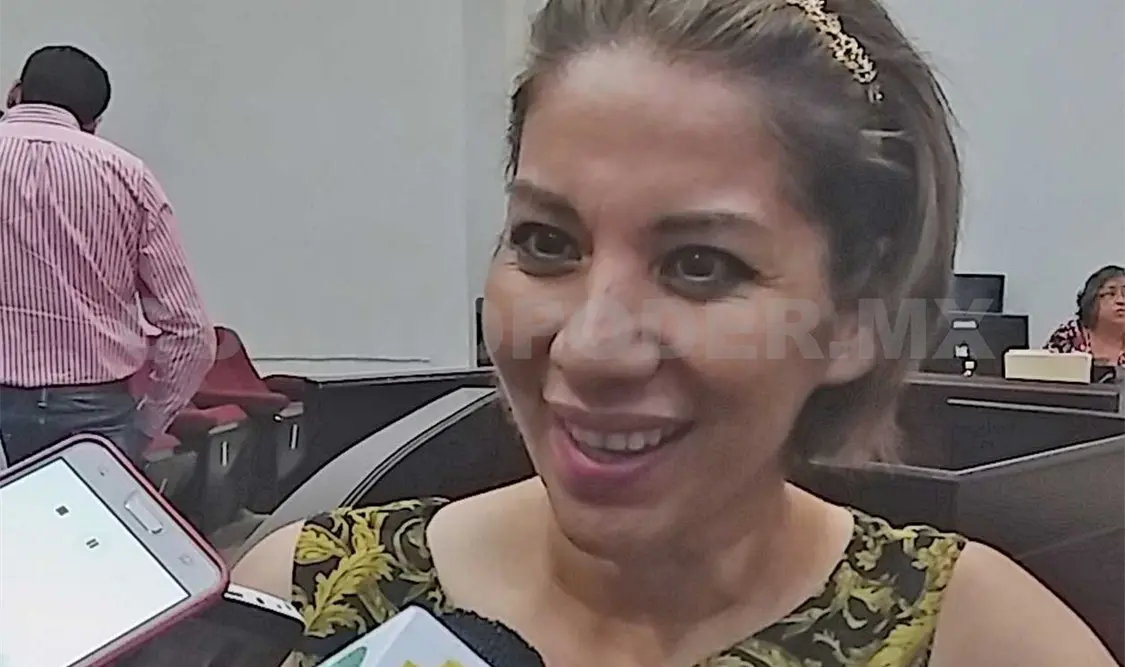 Olga Luz Espinosa Morales, diputada de la 67 legislatura. Adolfo Abosaid / CP