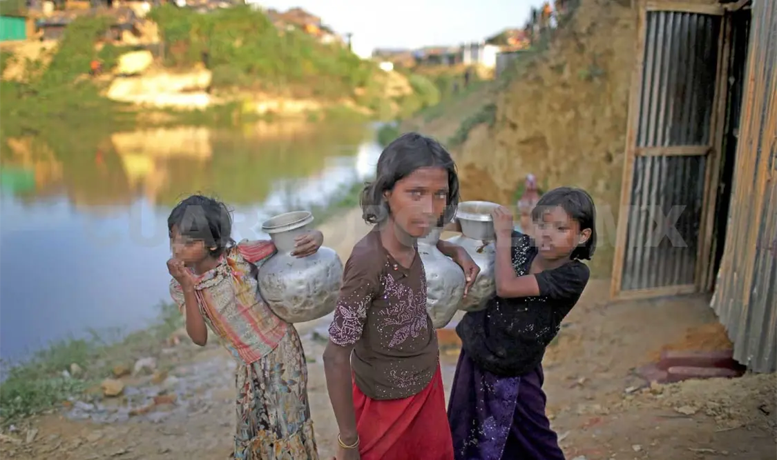 Denuncian venta de niñas rohingya