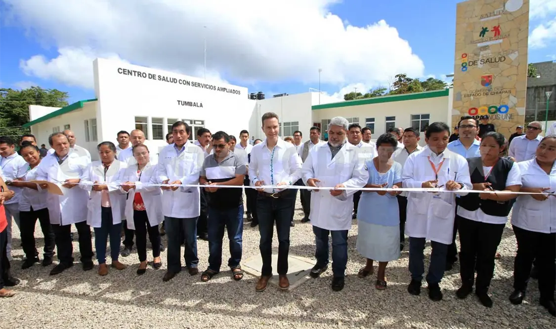 Inaugura Velasco nuevo Centro de Salud con Servicios Ampliados
