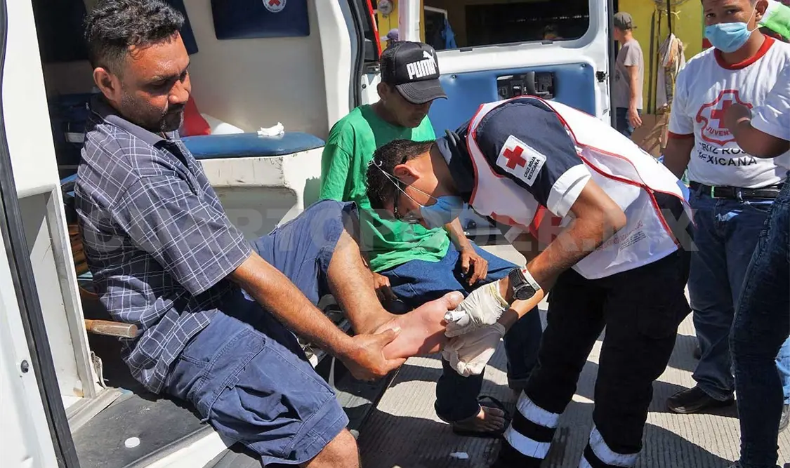 Cansancio y altas temperaturas minan a migrantes