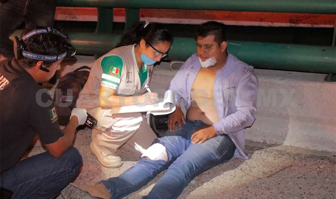 “Caballo de acero” embestido por vehículo “fantasma”