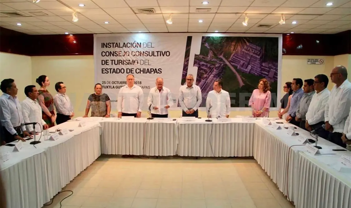 Instalan Consejo Consultivo de Turismo en Chiapas