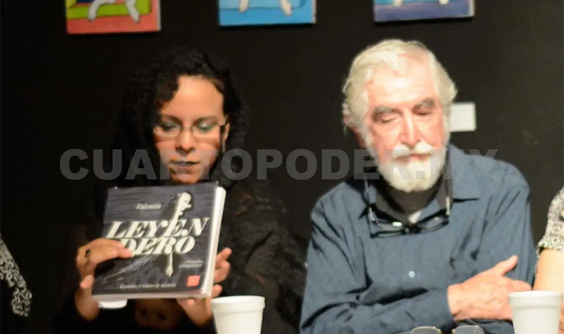 Valentín y Gilda Rincón comentaron el libro Leyendero. Darwin Mendoza