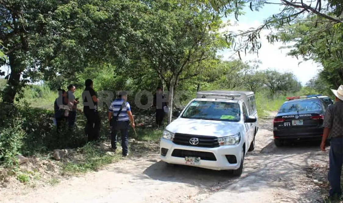 Localizan cuerpo en estado putrefacto en predio baldío