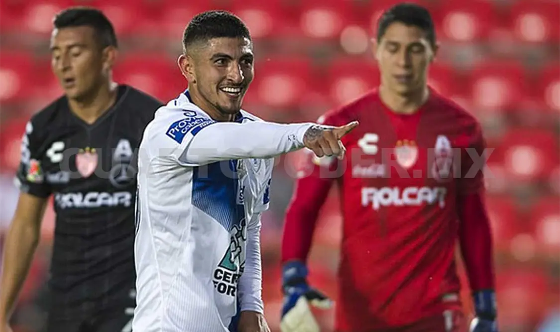 Guzmán celebra uno de sus cuatro goles. Agencias