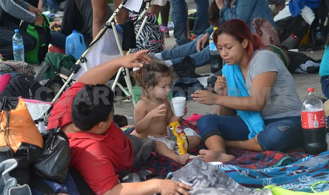 No vamos a regresar a El Salvador: caravana migrante