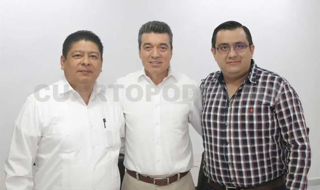 Se reúne Rutilio con el nuevo dirigente estatal de Morena