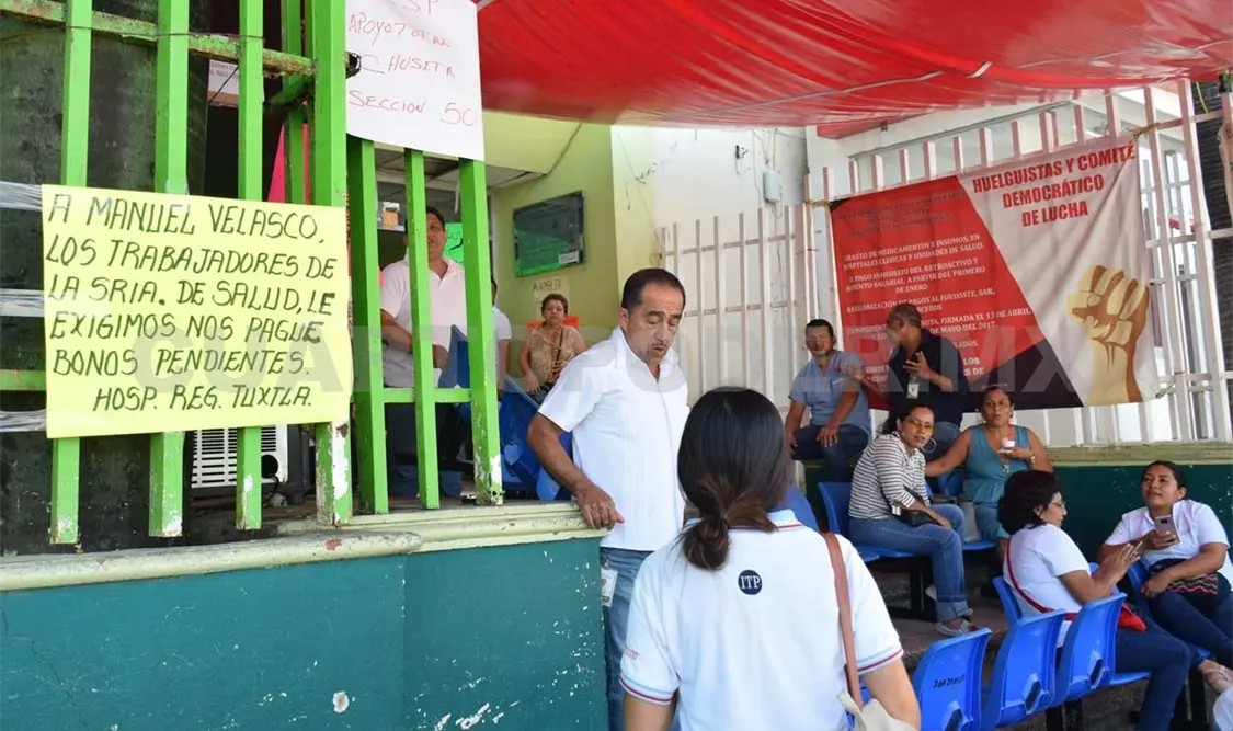 Trabajadores de salud anuncian paro indefinido