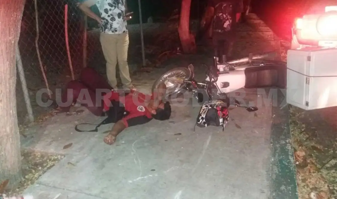 Motociclista es impactado por vehículo “fantasma”