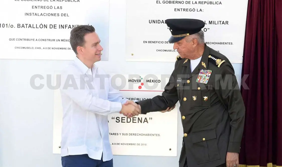 MVC y Cienfuegos inauguran Cuartel en Chicomuselo