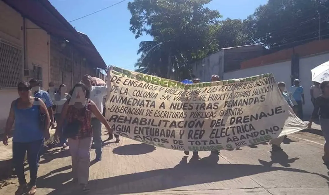 Damnificados de Stan exigen escrituración de viviendas