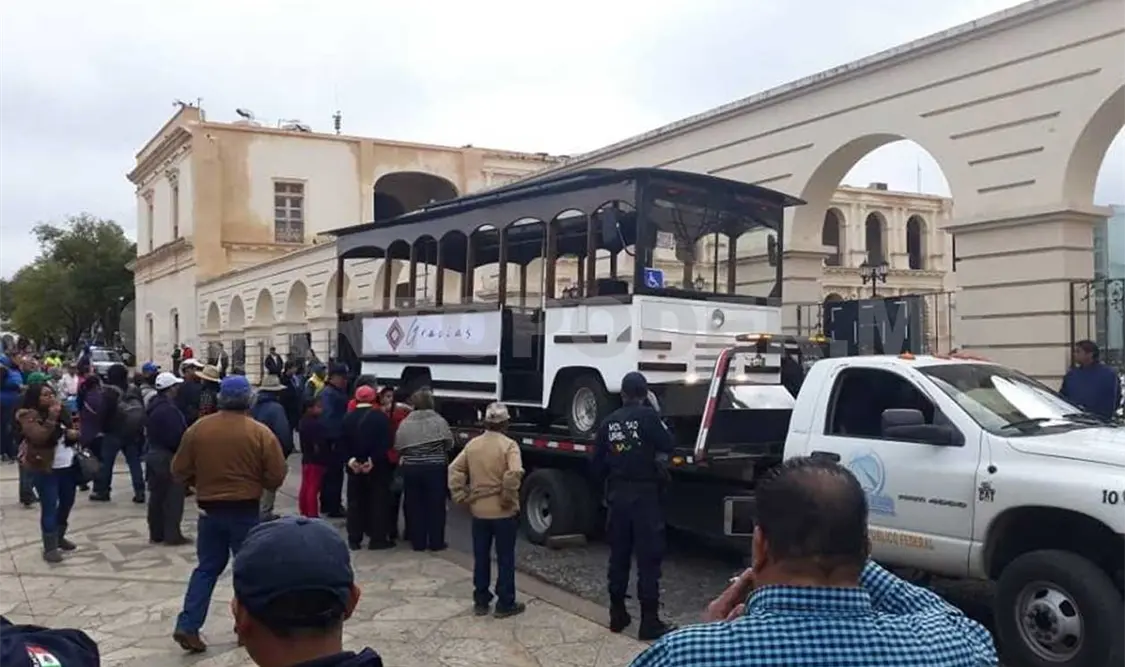Detienen trenecito “El próspero”, por ilegal