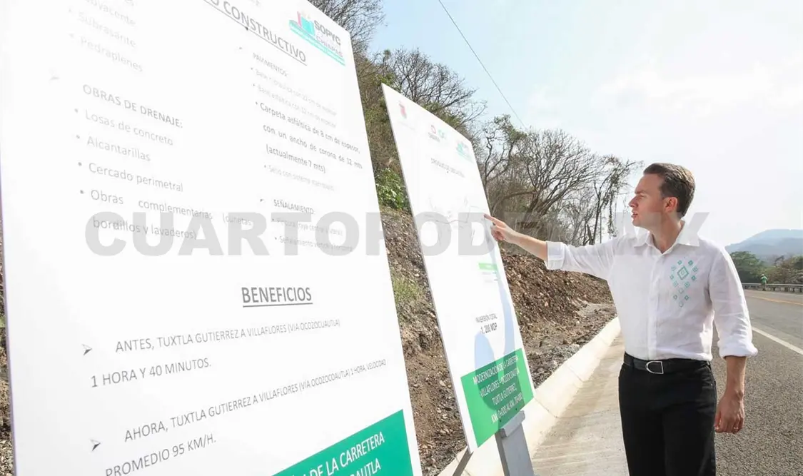 Carretera Villaflores-Ocozocoautla une regiones y mejora traslado