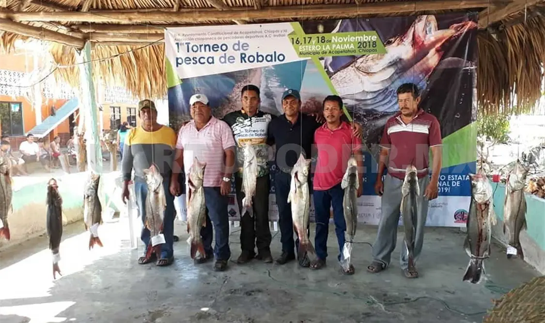 Realizan torneo de Pesca Deportiva de Robalo