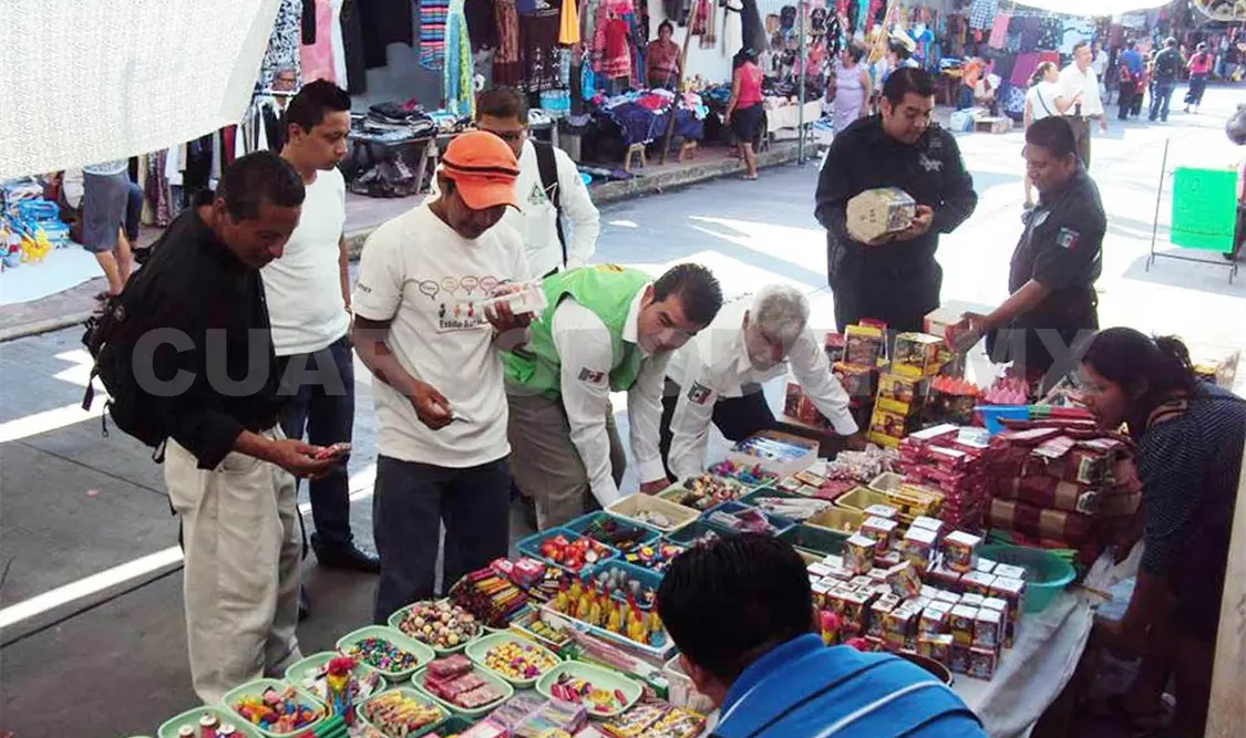 Realizarán operativos contra venta de pirotecnia