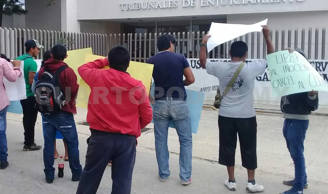 Toman instalaciones de juzgado de control y tribunales