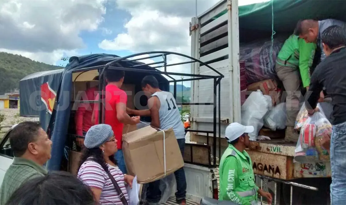 Caravana de desplazados arribará hoy a la capital