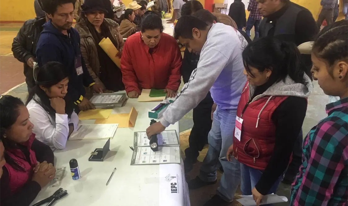 La jornada comicial transcurrió con tranquilidad en los 10 municipios del estado. CP
