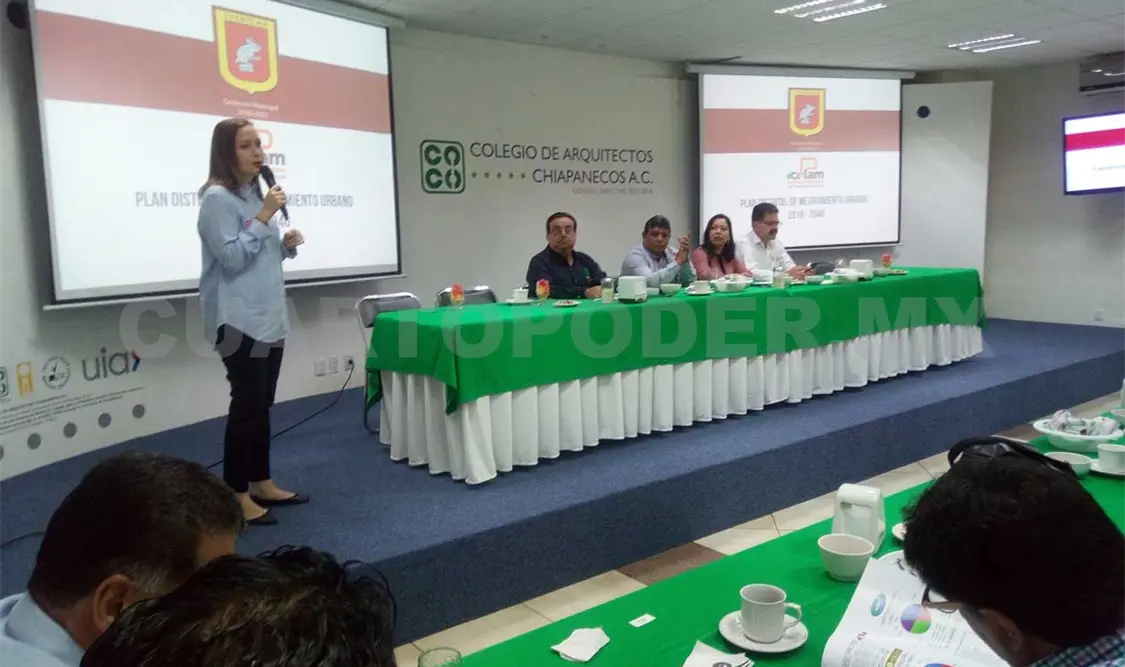 Presentan Plan de Mejoramiento Urbano para Tuxtla