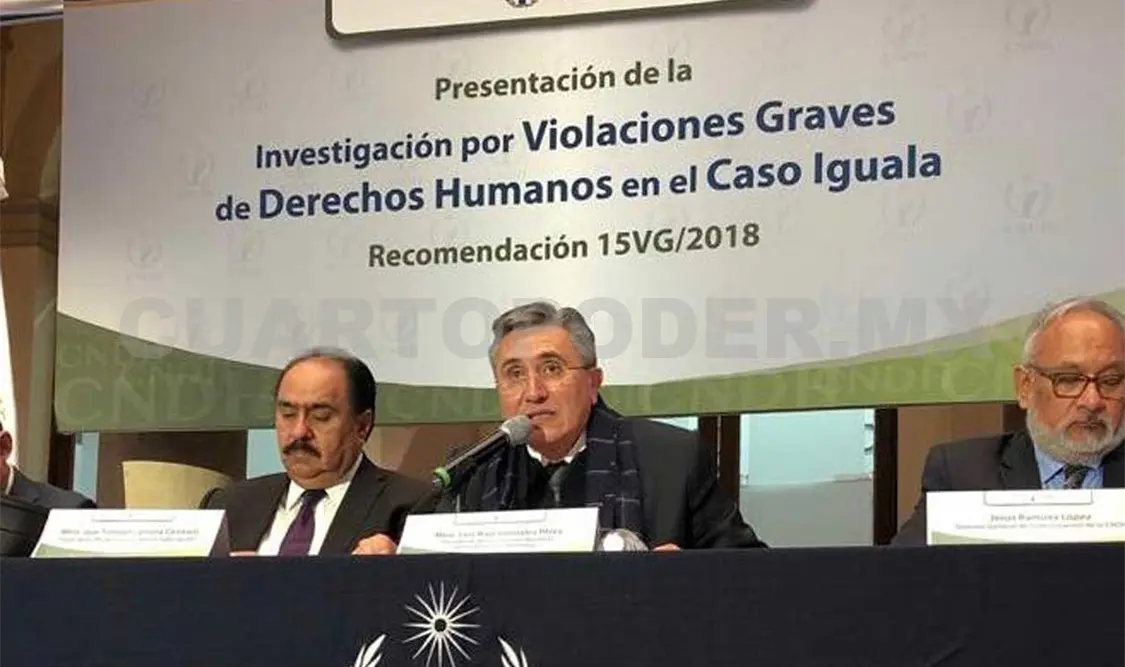 Incineradas 19 personas en Iguala: CNDH