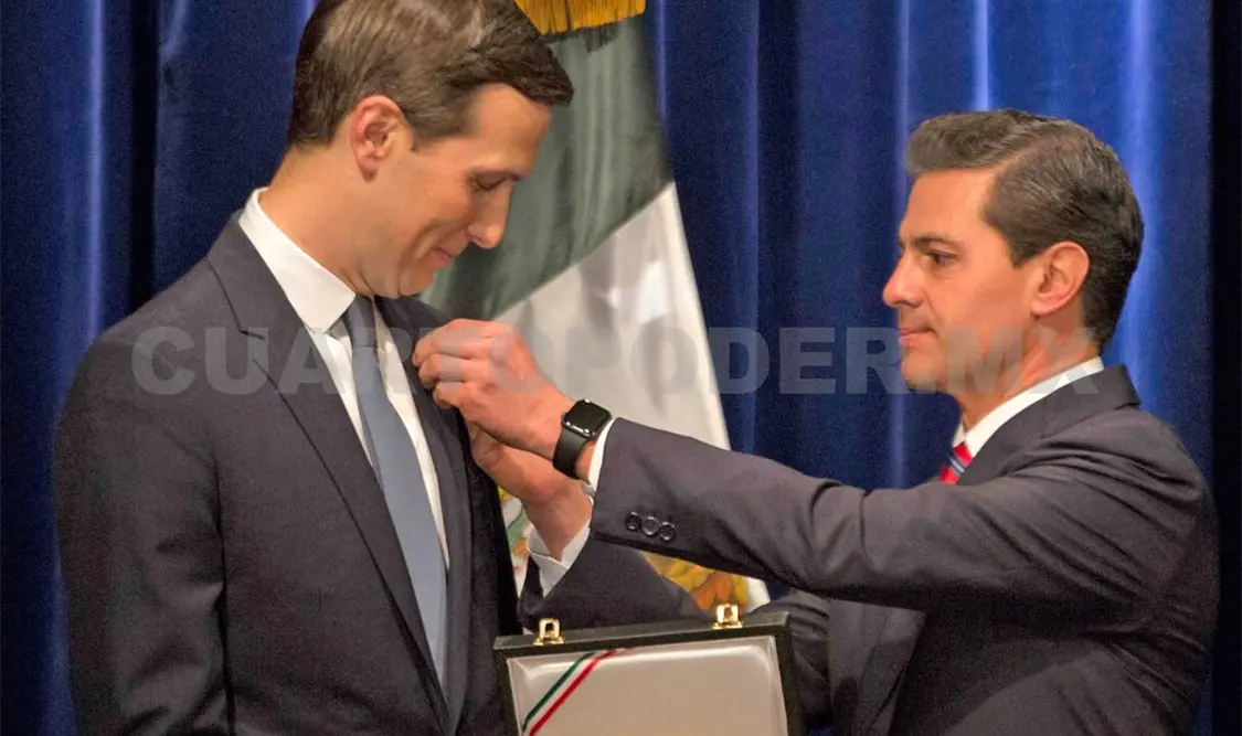 Condecora Peña Nieto a Jared Kushner
