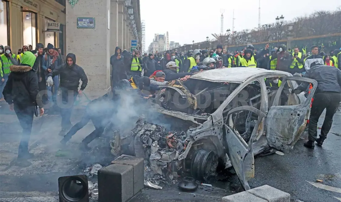 Protestas terminan con 287 detenidos y 110 heridos