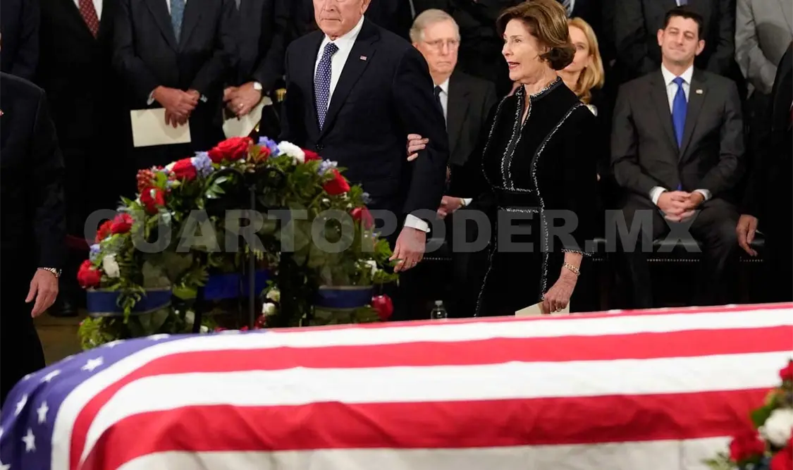 Inician 4 días de luto al expresidente George H.W. Bush