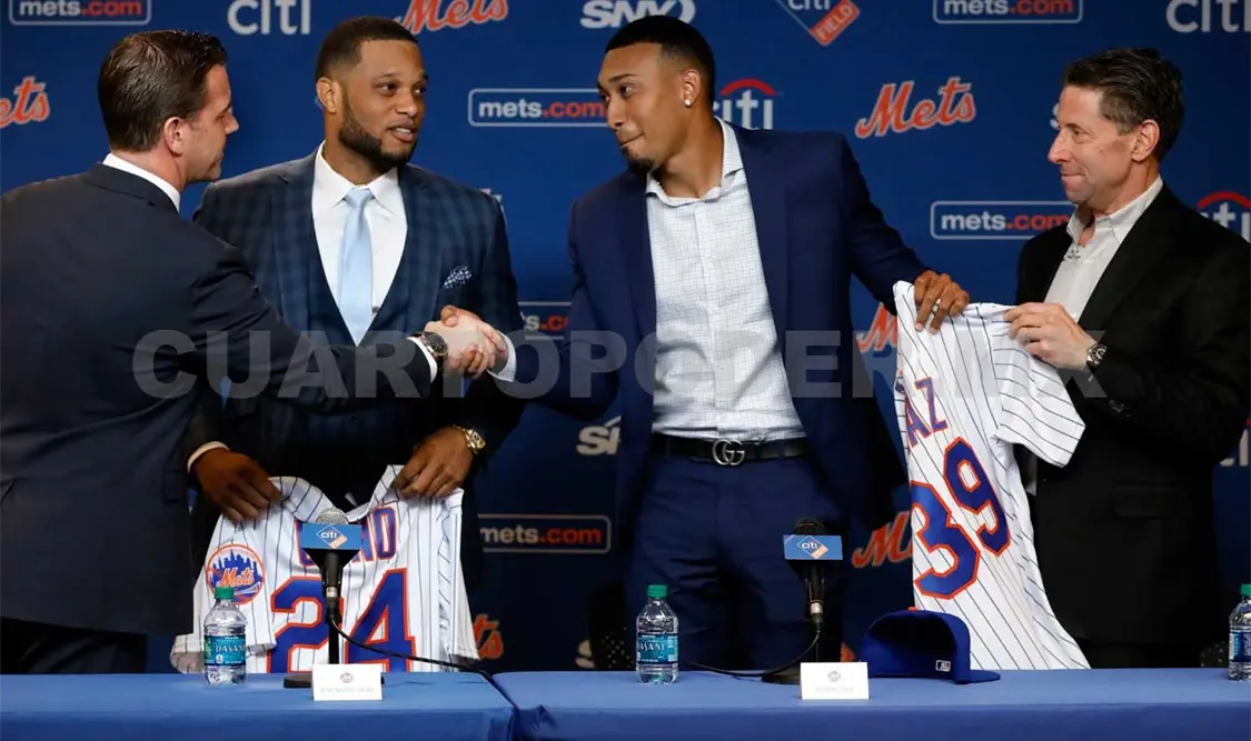Mets de Nueva York presenta a beisbolistas