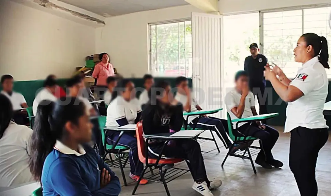 Previenen conductas ilícitas en escuelas
