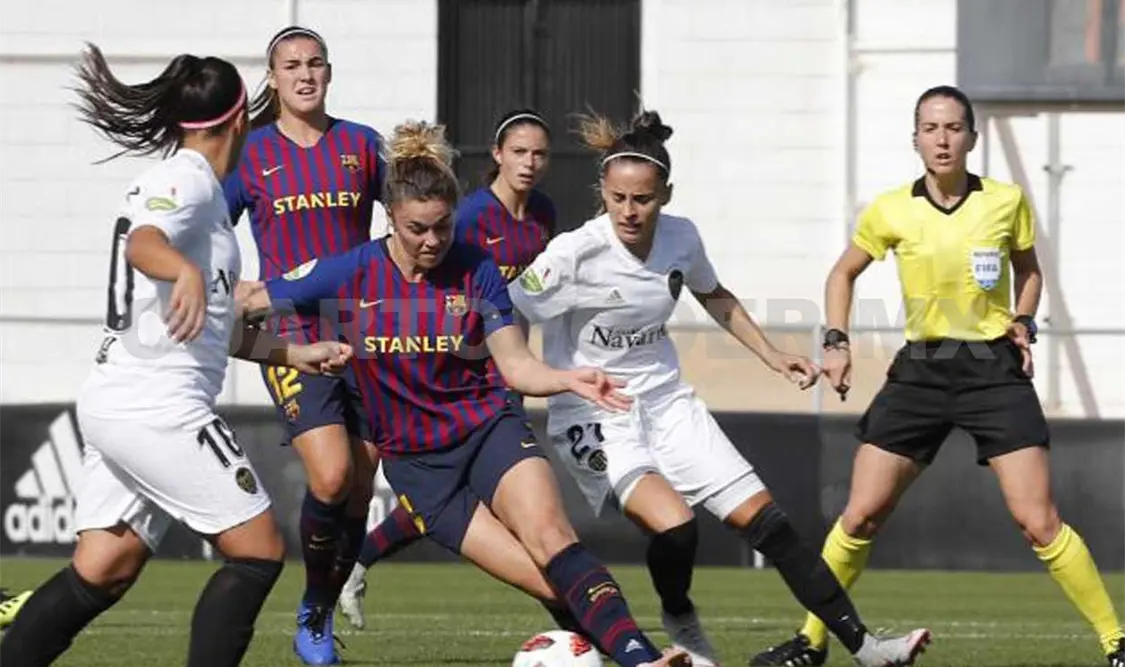 Barcelona golea a Madrid CFF en la Liga