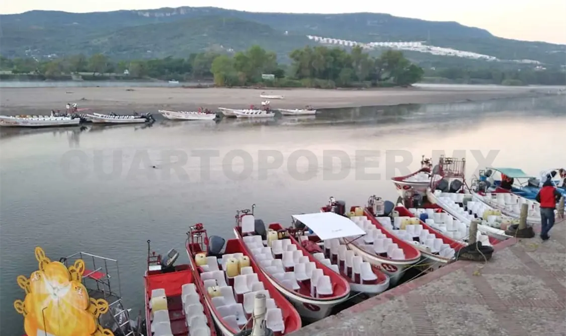 Por niveles bajos en río, suspenden peregrinación