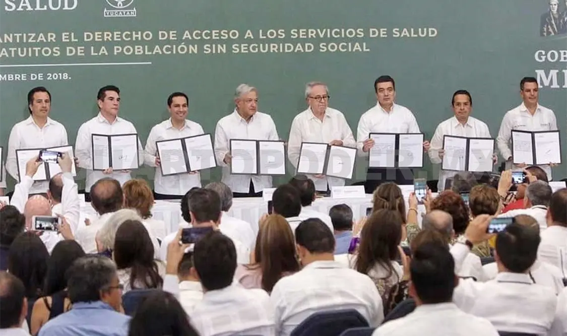 Firma Rutilio Escandón acuerdo a favor de la salud