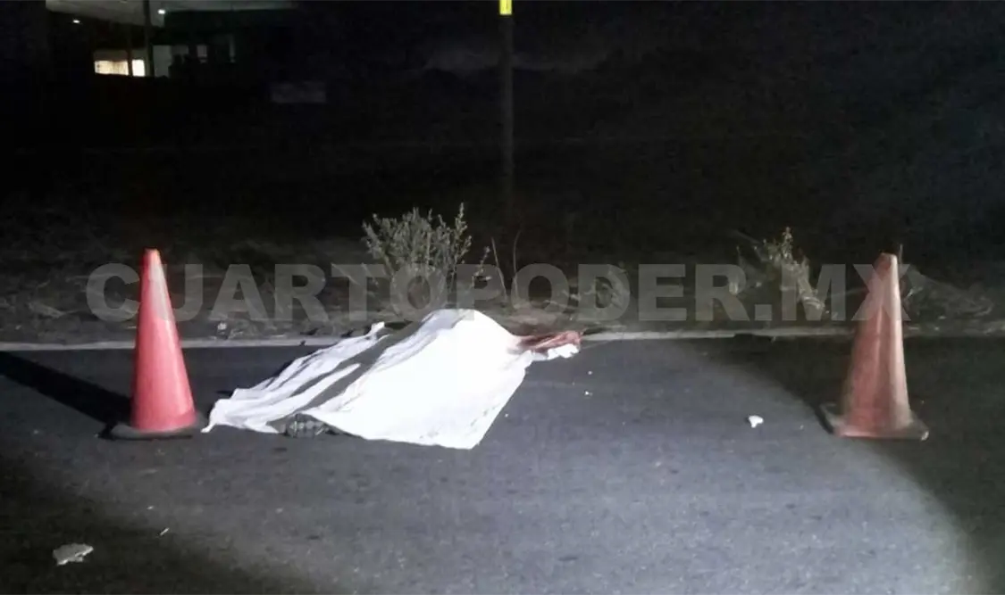 Fallece marino en accidente carretero