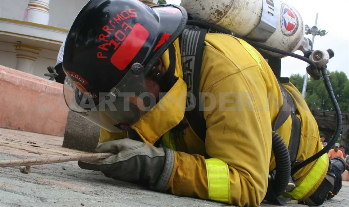 Es importante capacitar a los cuerpos de rescate ante cualquier eventualidad. CP