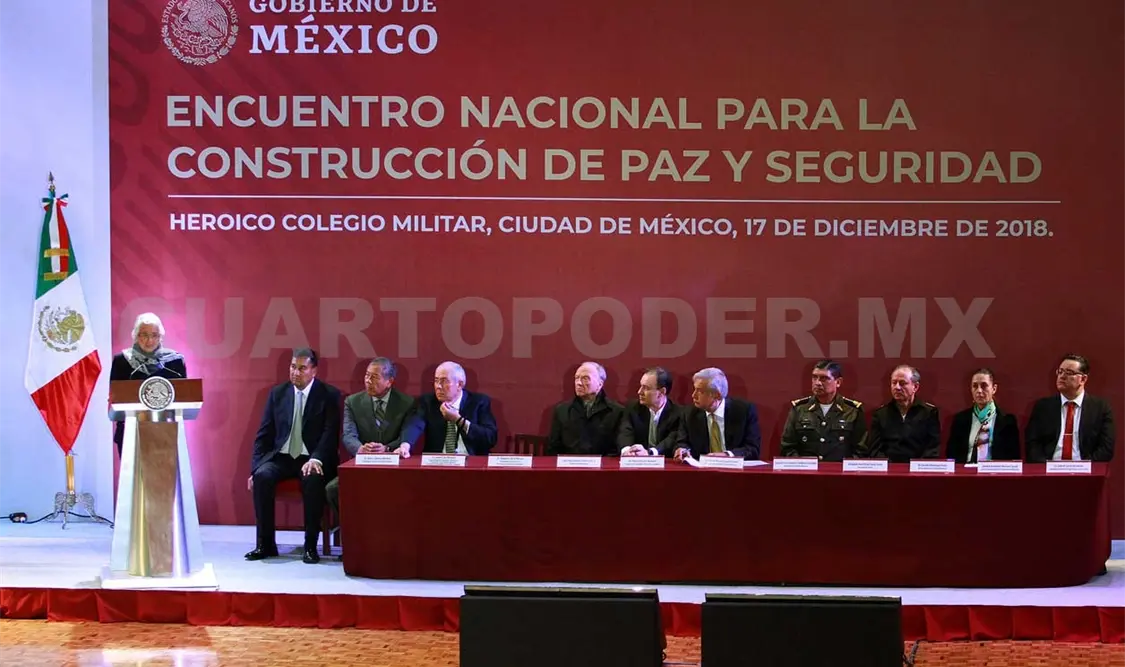 Avanzar en seguridad, esfuerzo de los tres poderes