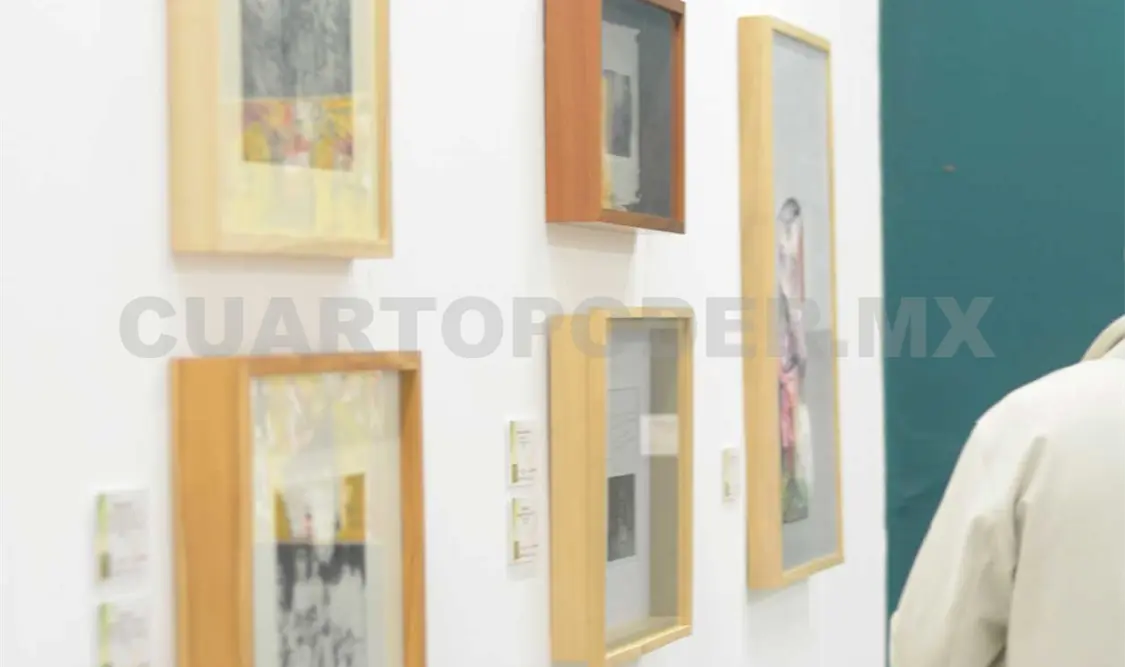 La exposición está integrada por grabado, escultura, fotografía e instalación. Darwin Mendoza