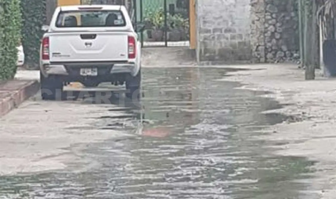 Fugas de aguas negras provoca contaminación