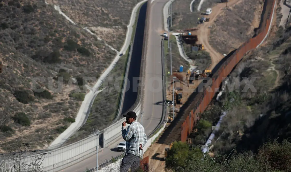 Ni un kilómetro de nuevo muro ha construido Trump