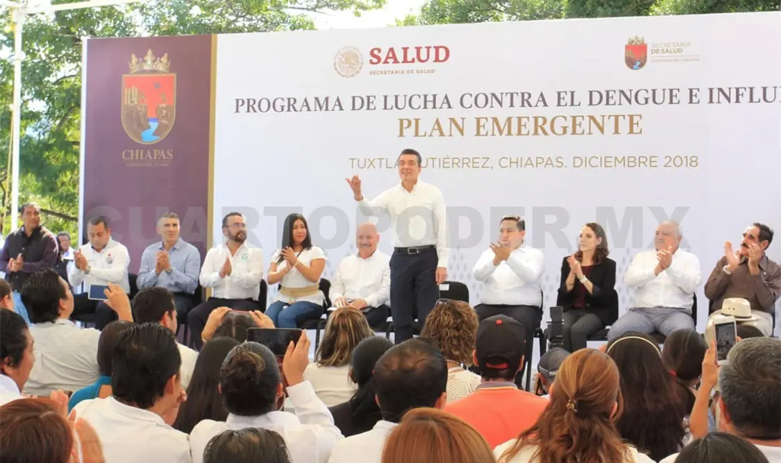 Encabeza Rutilio Escandón lucha vs dengue e influenza