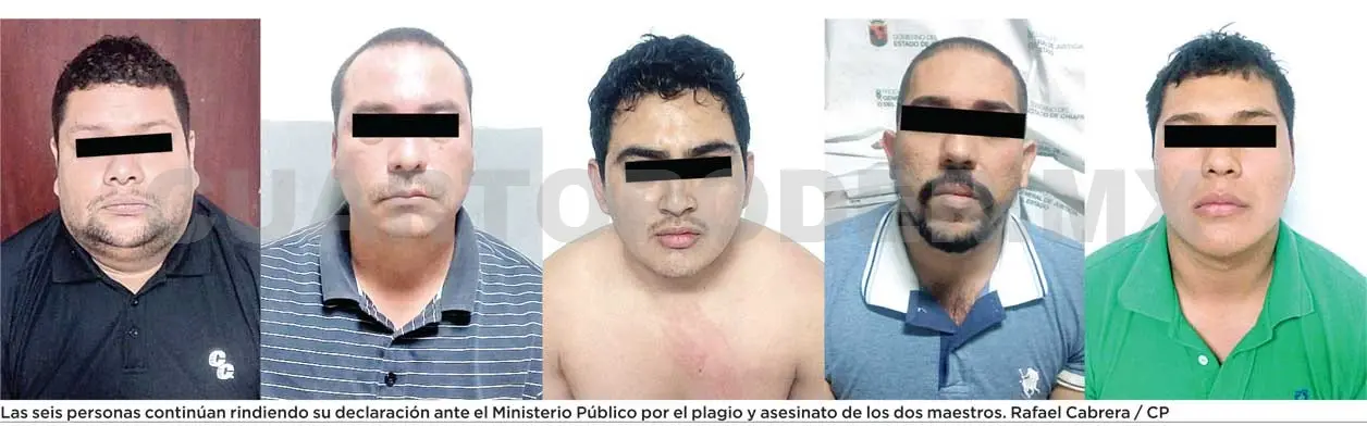 Atrapan a seis secuestradores y encuentran muertos a maestros