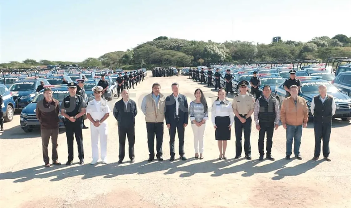 El gobernador realizó un recorrido por las instalaciones de la Secretaría de Seguridad y Protección Ciudadana. CP