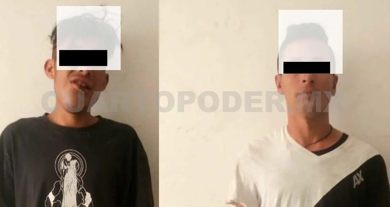 Tras persecución detienen a dos y recuperan vehículo